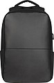 High-quality backpack with USB port, black