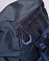 Hiking backpack with hip belt, navy heather
