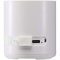 Hunor 3W recycled plastic wireless speaker, white