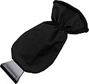 Ice scraper and polyester glove.Black