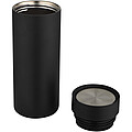 Illuminate 650 ml RCS recycled double wall stainless steel water bottle with 3-piece lid set