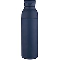 Illuminate 650 ml RCS recycled stainlesss steel double wall insulated water bottle, navy