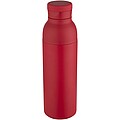 Illuminate 650 ml RCS recycled stainlesss steel double wall insulated water bottle, red