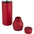 Illuminate 650 ml RCS recycled stainlesss steel double wall insulated water bottle, red