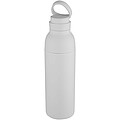 Illuminate 650 ml RCS recycled stainlesss steel double wall insulated water bottle, white