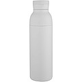 Illuminate 650 ml RCS recycled stainlesss steel double wall insulated water bottle, white