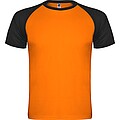Indianapolis short sleeve unisex sports t-shirt, fluor orange, size S