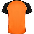 Indianapolis short sleeve unisex sports t-shirt, fluor orange, size S