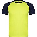 Indianapolis short sleeve unisex sports t-shirt, fluor yellow, size S
