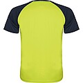 Indianapolis short sleeve unisex sports t-shirt, fluor yellow, size S