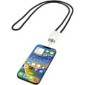 Ion 65W 5-in-1 recycled plastic lanyard charging cable