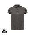 Iqoniq Yosemite women recycled cotton pique polo, anthracite, size XXS