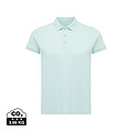 Iqoniq Yosemite women recycled cotton pique polo, crushed mint, size XXS
