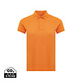 Iqoniq Yosemite women recycled cotton pique polo, orange, size XXS