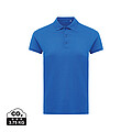 Iqoniq Yosemite women recycled cotton pique polo, royal blue, size XXS