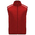 Jannu unisex lightweight running bodywarmer, red, size XS