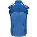 Jannu unisex lightweight running bodywarmer, royal blue, size XS