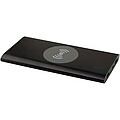 Juice 8000 mAh Type-C recycled aluminium wireless power bank, solid black