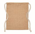 Jute drawstring bag