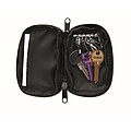 Key case in 300D RPET, black