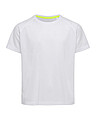 Kids T-shirt STEDMAN ACTIVE 140 RAGLAN, white, L
