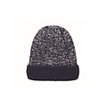 Knitted beanie with cuff
