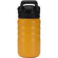 Knox 350 ml RCS recycled double wall stainless steel sport bottle with flip straw