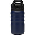 Knox 350 ml RCS recycled double wall stainless steel sport bottle with flip straw