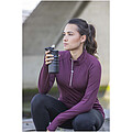 Knox 350 ml RCS recycled double wall stainless steel sport bottle with flip straw