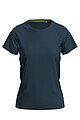 Ladies performance T-shirt STEDMAN MESH RAGLAN, dark blue, size XS