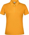 Ladies Piqué Polo, gold yellow, M