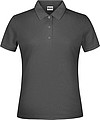 Ladies Piqué Polo, graphite, XL