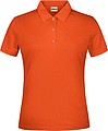 Ladies Piqué Polo, orange, XS