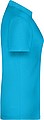Ladies Piqué Polo, turquoise, XL