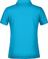 Ladies Piqué Polo, turquoise, XL