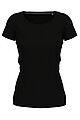 Ladies T-shirt STEDMAN STRETCH-T, black, size S