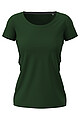 Ladies T-shirt STEDMAN STRETCH-T, dark green, size XS