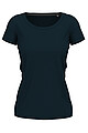 Ladies T-shirt STEDMAN STRETCH-T, dark navy blue, size M