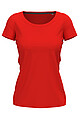 Ladies T-shirt STEDMAN STRETCH-T, red, size M