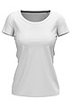 Ladies T-shirt STEDMAN STRETCH-T, white, size S