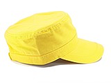 LAWRENCE military style cap, yellow
