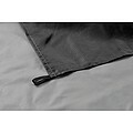 Lightweight large beach mat, black
