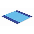 Lightweight large beach mat, turquoise
