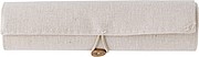 Linen and cotton sleeve with 6 coloured pencils, pencil sharpener, and eraser.
