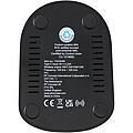 Loop 15W dual coil RCS recycled plastic wireless charging stand
