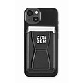 Magnetic PU cardholder, black