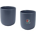 Male 200 ml ceramic cups - set of 2, hale blue