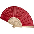 Manuela hand fan, red