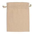 Medium drawstring bag made from recycled cotton