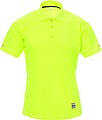 Men’ s short-sleeved polo shirt PAYPER TRAINING, fluorescent yellow, size L